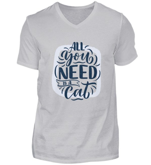 All you need is a cat  - Herren V-Neck Shirt Zu verkaufen – Bild 2