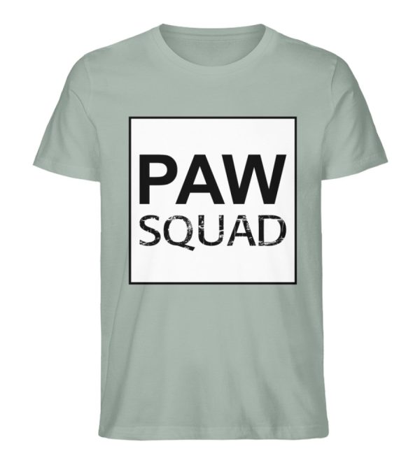 Paw Squad weiß  - Herren Premium Organic Shirt Schn?ppchen – Bild 4
