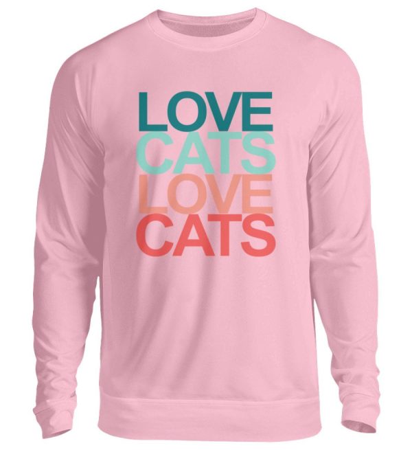 Love cats love cats  - Unisex Pullover Im Angebot – Bild 2