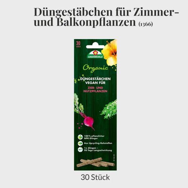 Düngestäbchen für Zimmer- und Balkonpflanzen 30 Stück Rabatt – Bild 4