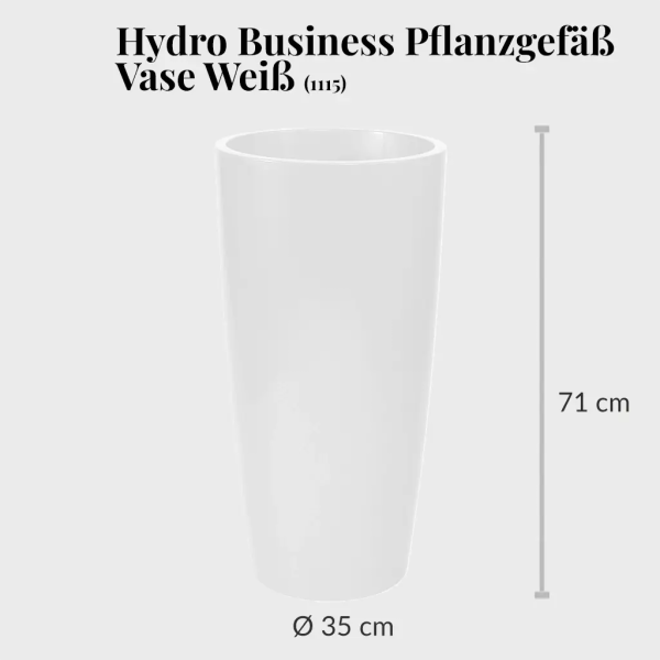 Hydro Business Pflanzgefäß Vase Online-Schn?ppchen – Bild 3