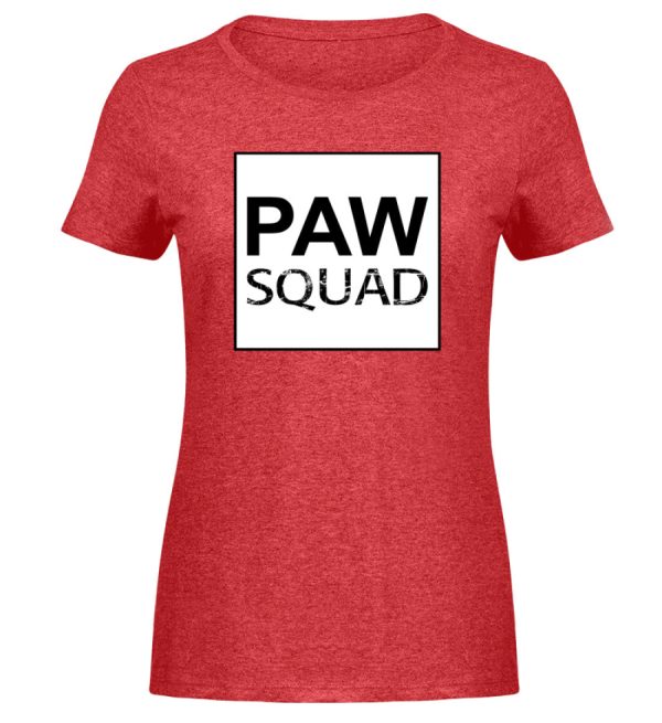 Paw Squad weiß  - Damen Melange Shirt Zu verkaufen