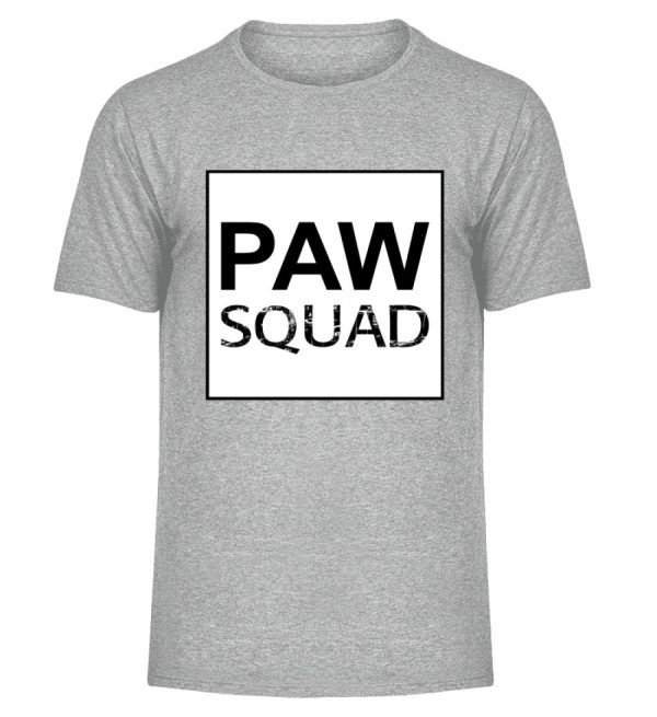 Paw Squad weiß  - Herren Melange Shirt Jetzt online – Bild 2