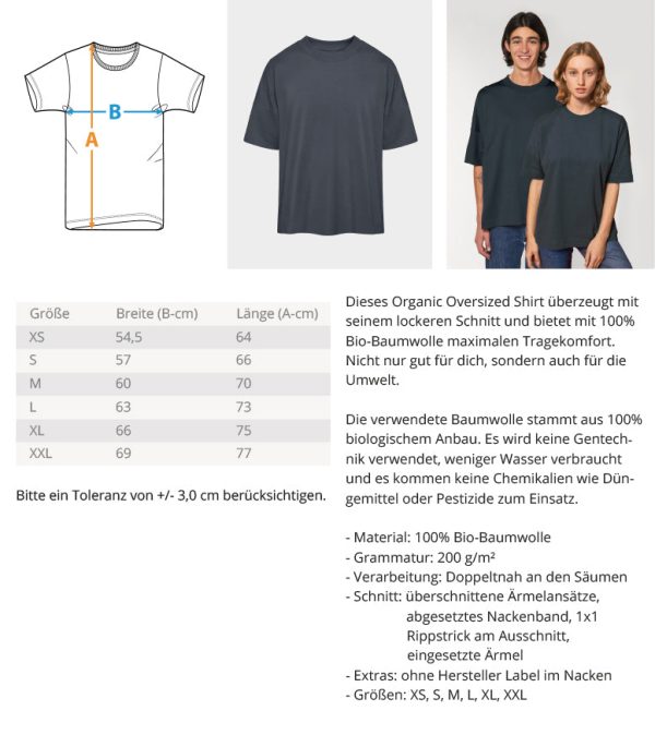 Best cat mom ever bunt  - Organic Oversized Shirt ST ST Online-Schn?ppchen – Bild 4