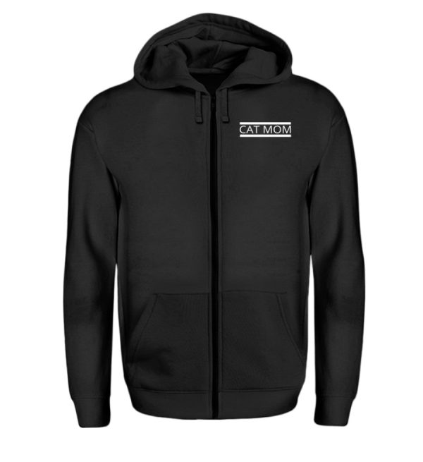 Cat Mom  - Zip-Hoodie Schn?ppchen – Bild 3