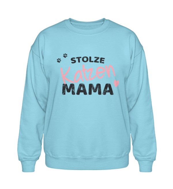 Stolze Katzen Mama Heavy Blend Sweatshirt Mode – Bild 2