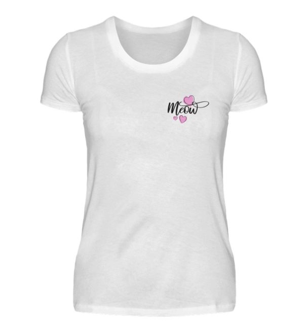 Meow  - Damen Premiumshirt Rabatt