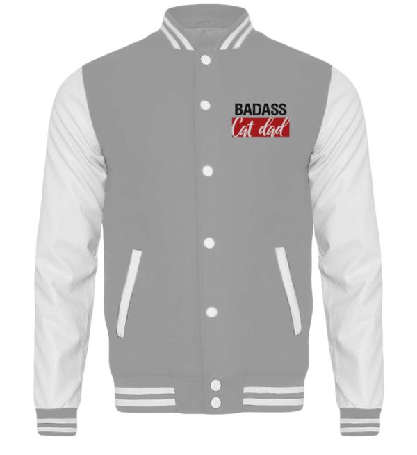Badass cat dad  - College Sweatjacke Online