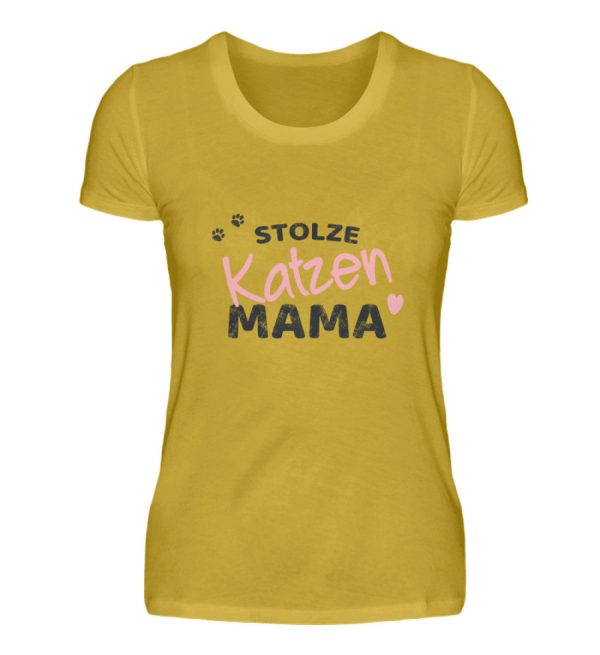 Stolze Katzen Mama  - Damen Premiumshirt Jetzt online – Bild 3