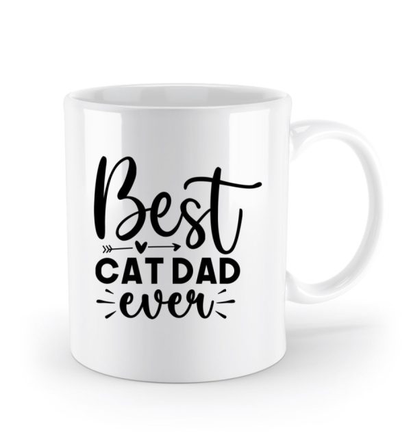 Best cat dad ever  - Standard Tasse Online – Bild 2