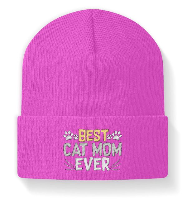 Best cat mom ever bunt  - Beanie Zu verkaufen – Bild 4