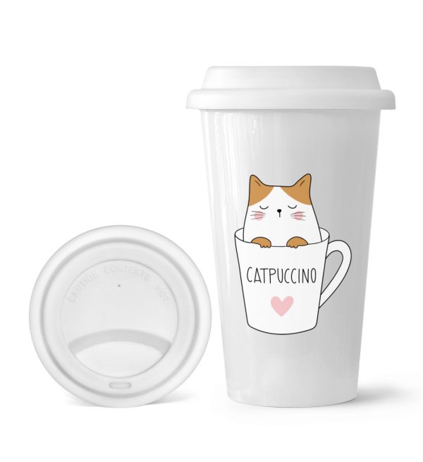 Catpuccino  - To-Go Becher Schn?ppchen