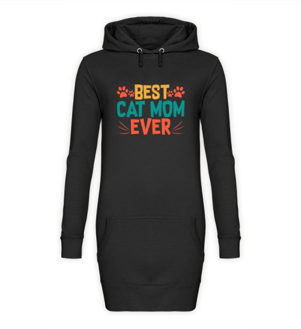 Best cat mom ever bunt  - Damen Hoodie-Kleid Schn?ppchen