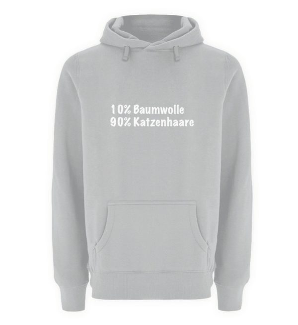 10% Baumwolle, 90% Katzenhaare  - Unisex Premium Kapuzenpullover Online-Schn?ppchen – Bild 2