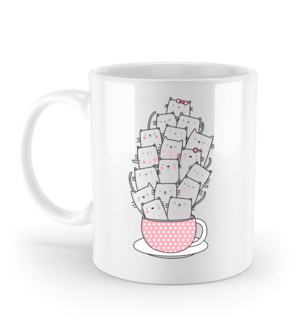 Katzenstapel in Tasse  - Standard Tasse Online-Verkauf