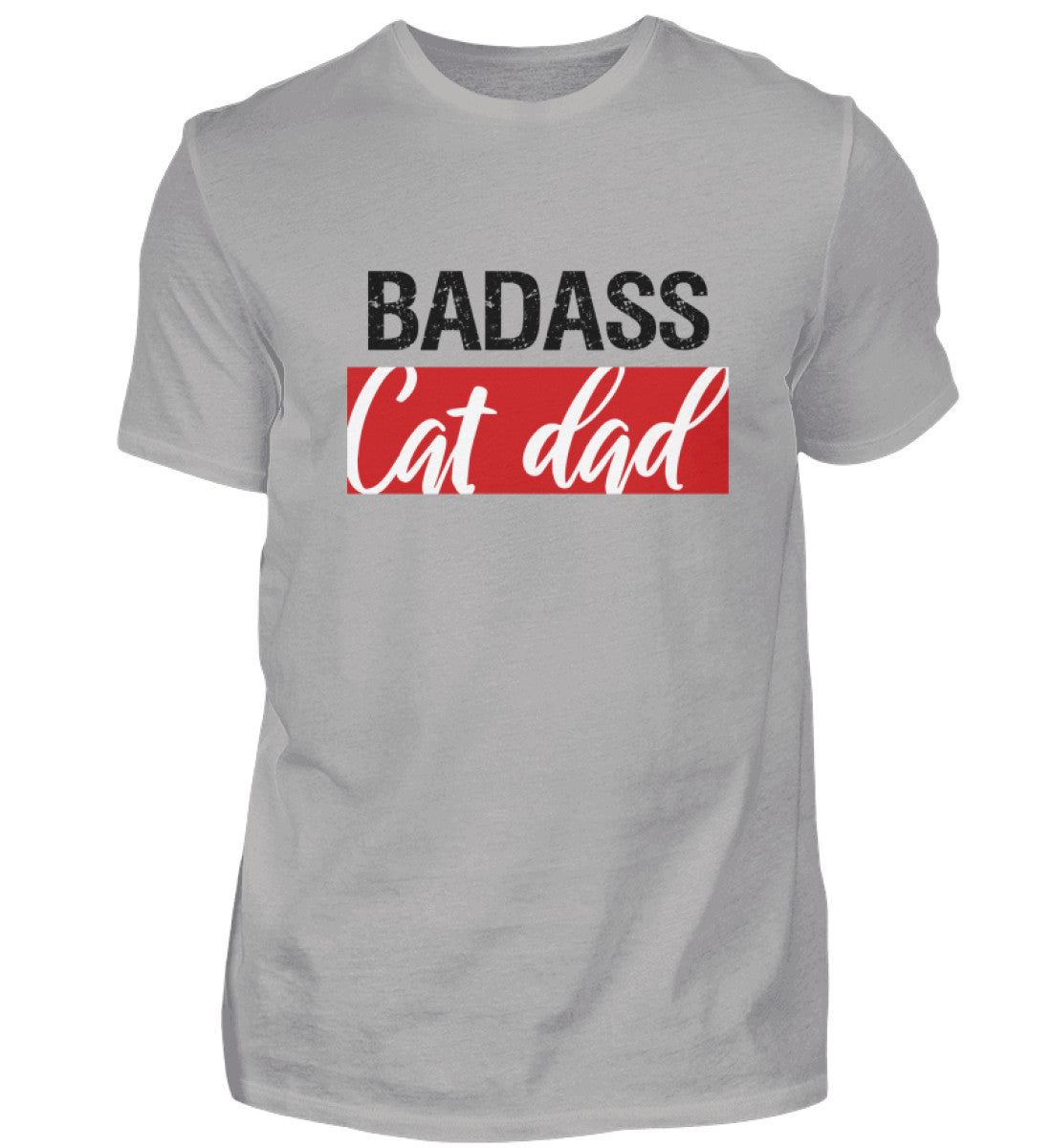 Badass cat dad  – Herren Premiumshirt Schn?ppchen