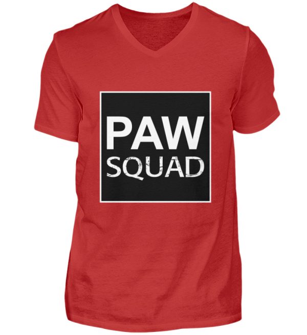 Paw Squad schwarz  - Herren V-Neck Shirt Jetzt online – Bild 5