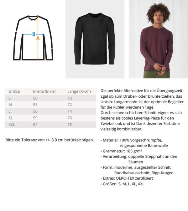 Best. Cat Dad. Ever.  - Unisex Langarmshirt Zu verkaufen – Bild 3