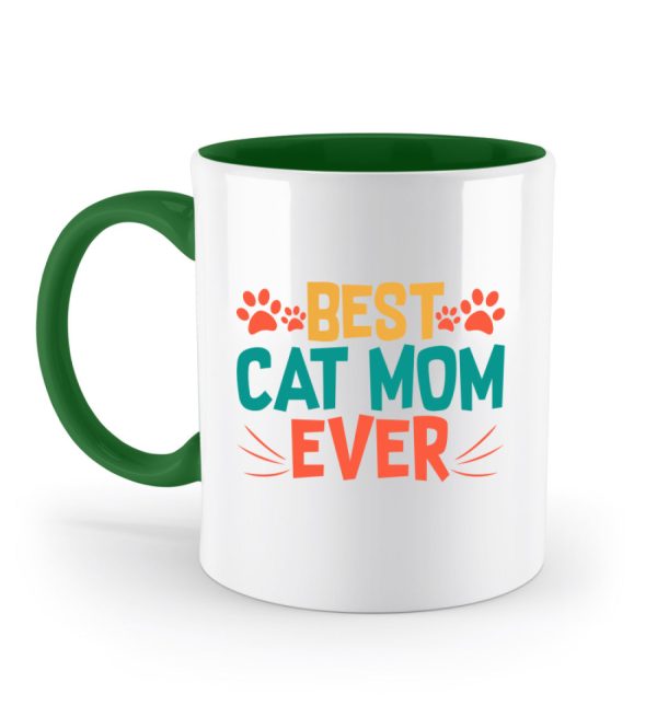 Best cat mom ever bunt  - Zweifarbige Tasse Zu verkaufen – Bild 4