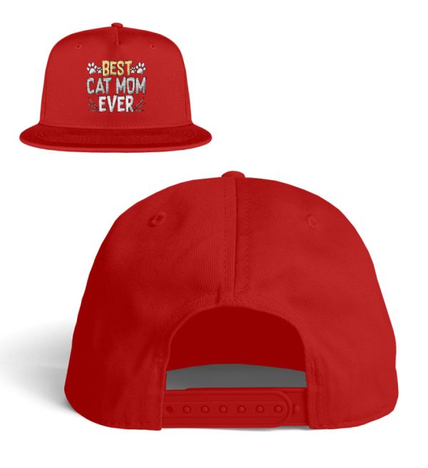 Best cat mom ever bunt  - Snapback mit Stick Rabatt – Bild 5