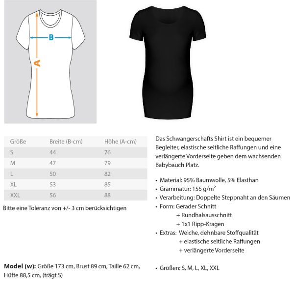 Paw Squad schwarz  - Schwangerschafts Shirt Mode – Bild 2