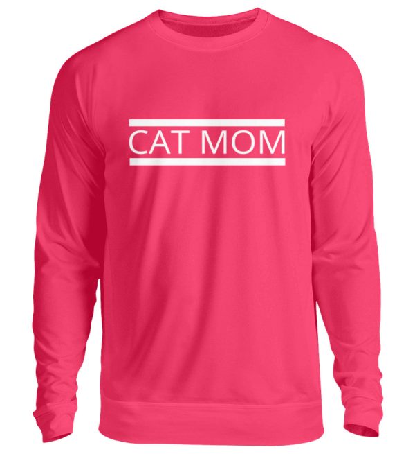 Cat Mom  - Unisex Pullover Schn?ppchen – Bild 3