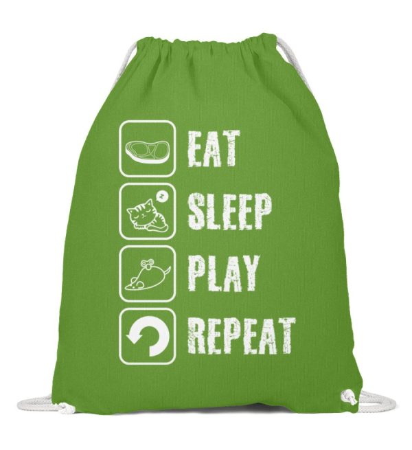 Eat Sleep Play Repeat  - Baumwoll Gymsac Verkauf – Bild 4