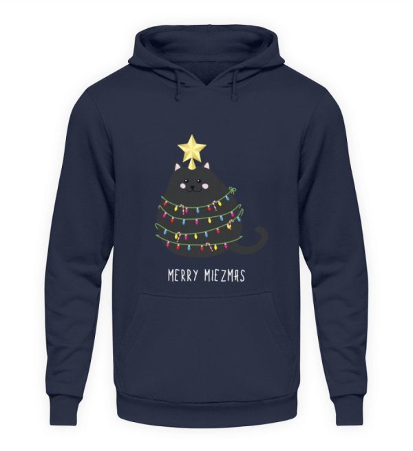 Katzen Tannenbaum (Merry Miezmas)  - Unisex Kapuzenpullover Hoodie Im Angebot – Bild 5