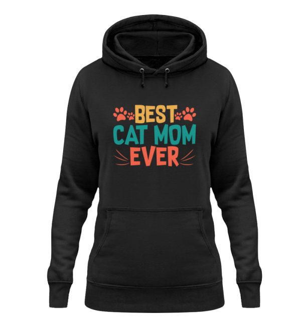 Best cat mom ever bunt  - Damen Hoodie Im Angebot – Bild 4