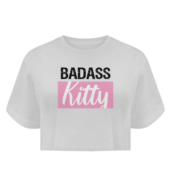 Badass Kitty  - Boyfriend Organic Crop Top Im Angebot