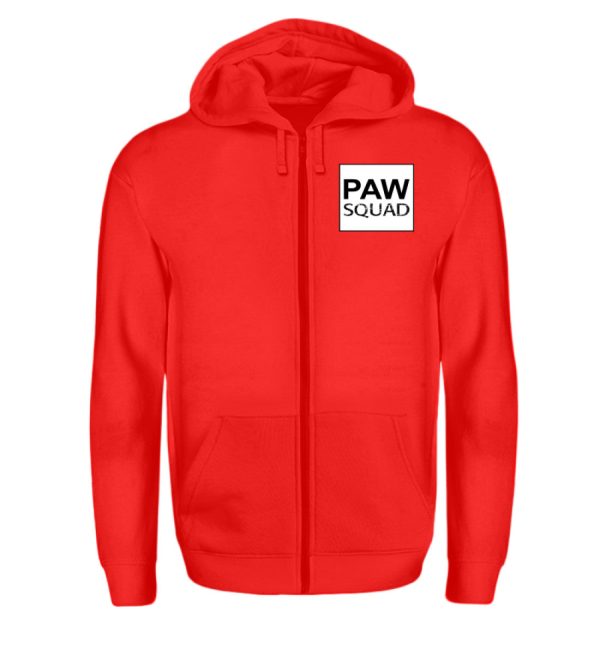 Paw Squad weiß  - Zip-Hoodie Rabatt