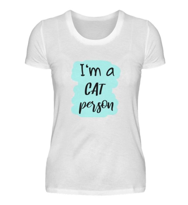 I m a cat person  - Damen Premiumshirt Online – Bild 2