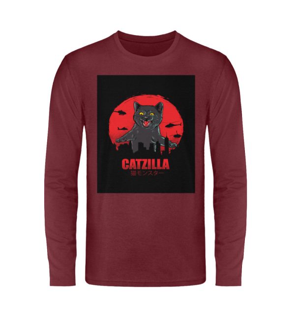 Catzilla  - Unisex Langarmshirt Mode – Bild 2
