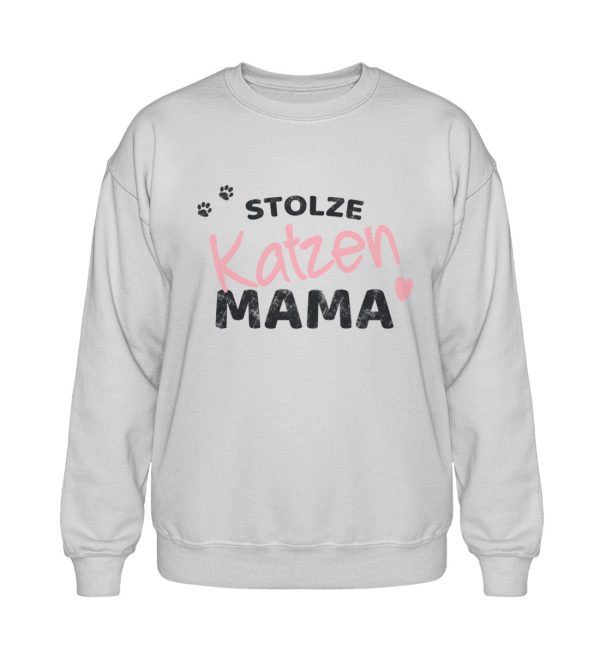 Stolze Katzen Mama Heavy Blend Sweatshirt Mode – Bild 3