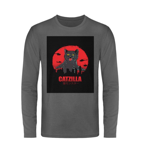 Catzilla  - Unisex Langarmshirt Mode – Bild 3