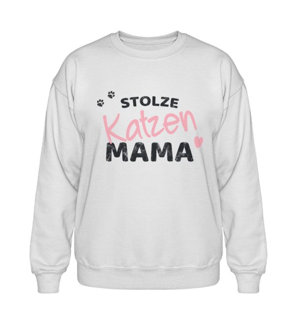 Stolze Katzen Mama Heavy Blend Sweatshirt Mode – Bild 5