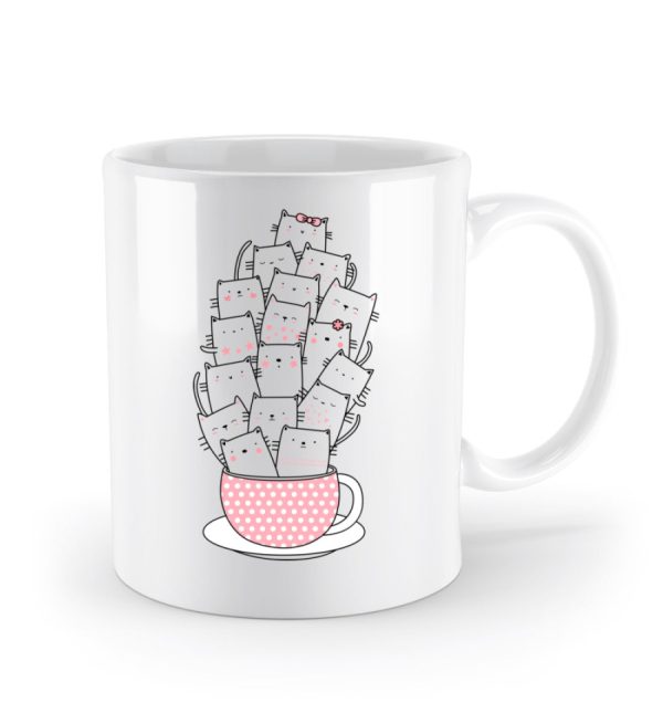 Katzenstapel in Tasse  - Standard Tasse Online-Verkauf – Bild 2