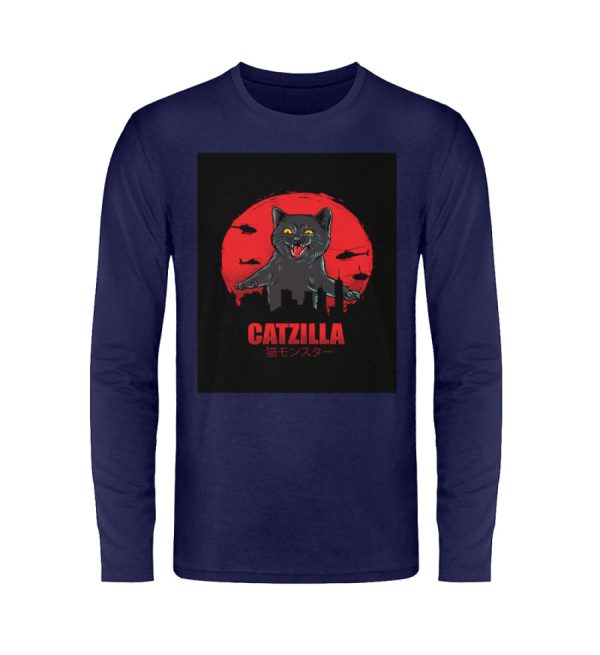 Catzilla  - Unisex Langarmshirt Mode – Bild 5