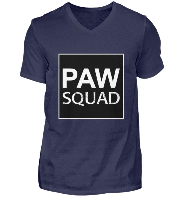 Paw Squad schwarz  - Herren V-Neck Shirt Jetzt online – Bild 4