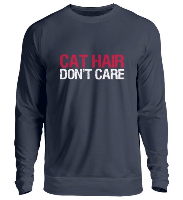 Cat hair don t care  - Unisex Pullover Verkauf – Bild 3