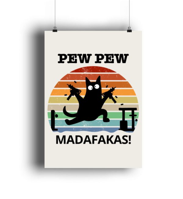 Pew Pew Madafakas! - Poster Im Angebot