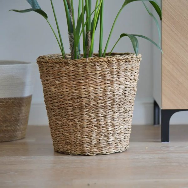 Seegraskorb geflochten 32cm Online – Bild 2