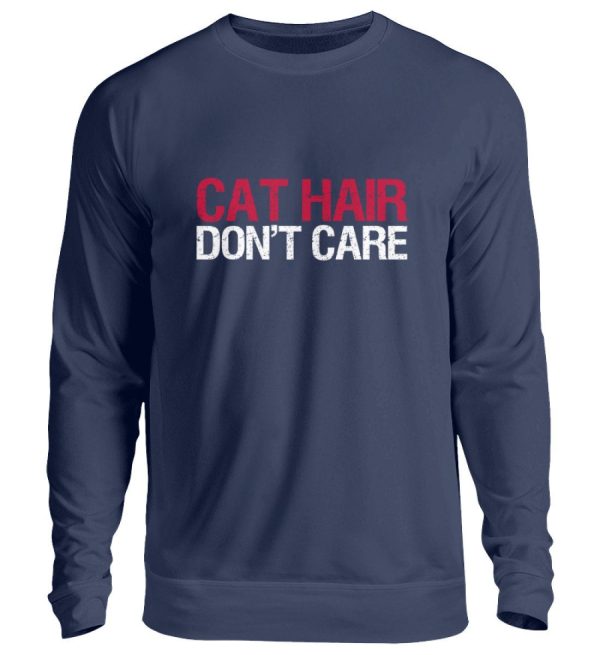 Cat hair don t care  - Unisex Pullover Verkauf – Bild 5
