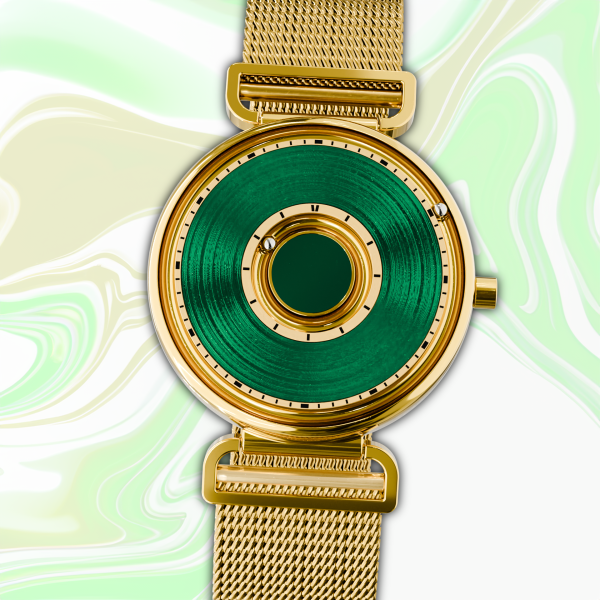Bella Gold Green mesh gold Rabatt
