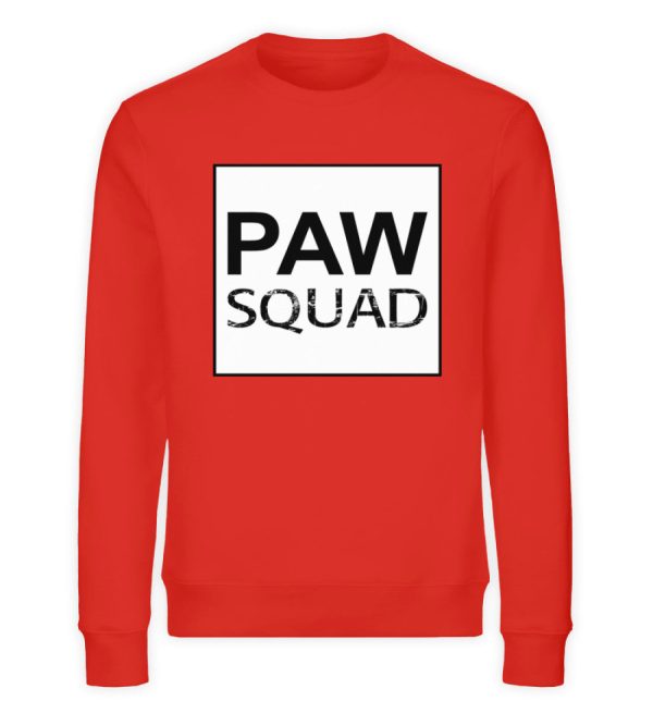 Paw Squad weiß  - Unisex Organic Sweatshirt Mode – Bild 4
