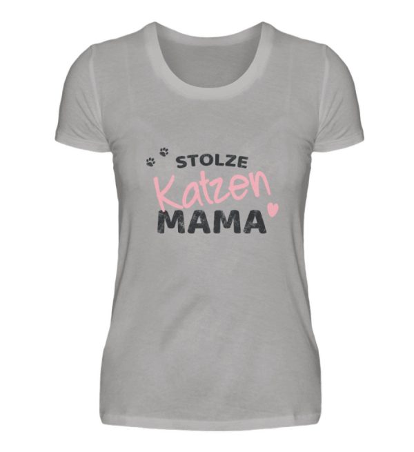 Stolze Katzen Mama  - Damen Premiumshirt Jetzt online – Bild 2