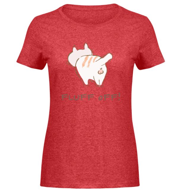 Fluff off  - Damen Melange Shirt Online-Schn?ppchen