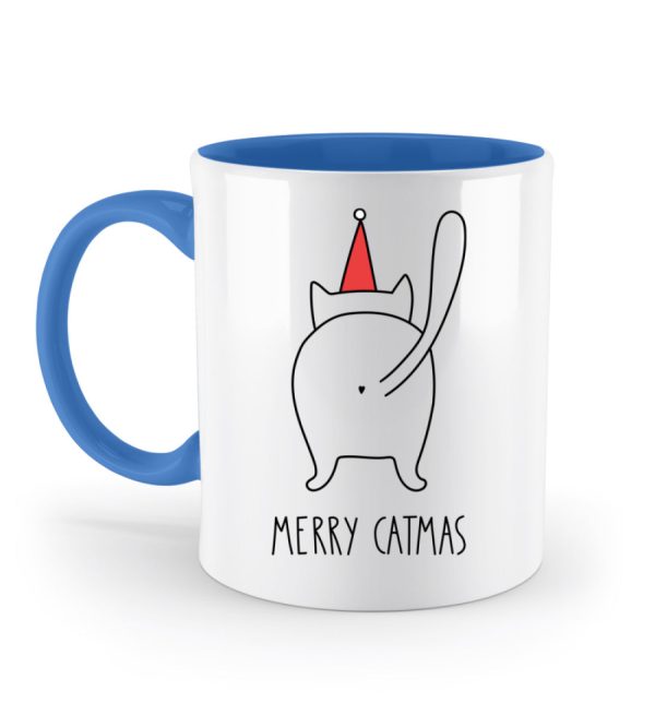 Merry catmas  - Zweifarbige Tasse Online – Bild 5