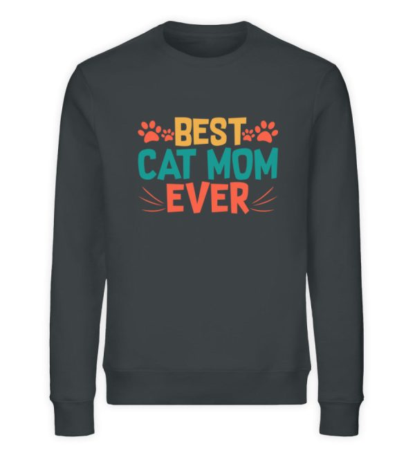 Best cat mom ever bunt  - Unisex Organic Sweatshirt Jetzt online – Bild 5