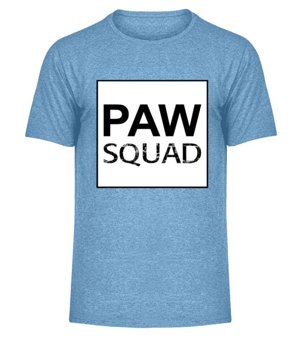 Paw Squad weiß  - Herren Melange Shirt Jetzt online – Bild 3